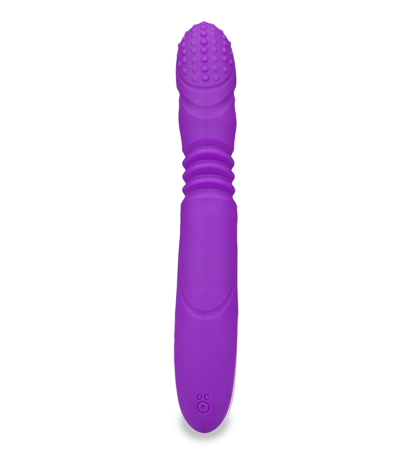 Vibromasseur rabbit va-et-vient rotatif et chauffant Hermann
