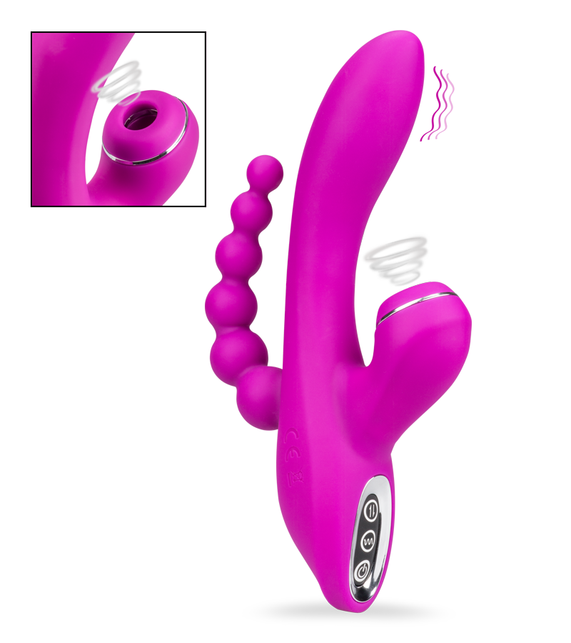 Vibromasseur triple stimulation Abel
